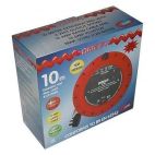Omega 21460 4 Way 10 m Metre 13 A Amp Reel Thermal Cut Out Mains Extension Lead
