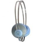 Urbanz Clipz Mini Over On Ear Stereo Headphones for Mp3 iPod iPhone - Blue Grey
