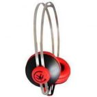 Urbanz Clipz Mini Over On Ear Stereo Headphones for Mp3 iPod iPhone - Black Red