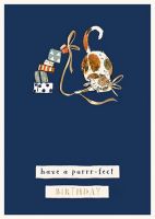Birthday Card - Cat - Purrr-fect - Wilf & Alfie - Ling Design