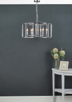 Myka 6 Light Pendant Polished Chrome