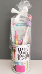 Pens & Pencils Stationary Tin Gift Set