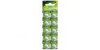 GP 656.209 LR55 191 1.5V Type 10 Pack Alkaline Button Batteries Cell - Multi