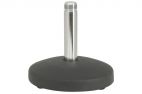 QTX 188.018 Metal and Chrome Finish Small Desktop Table Top Short Mic Stand
