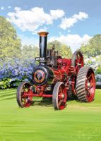 Birthday Card - Traction Engine Steam - Country Cards