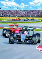 Birthday Card - F1 Formula 1 Racing Car - Country Cards