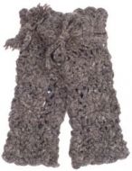 Leg warmer - crochet pattern - Marl Brown
