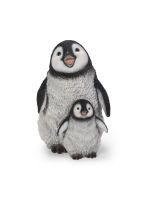 Vivid Arts Penguin Mother & Baby Playful Garden Ornament - 28cm Indoor or Outdoor