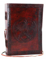 Large Leather Pentagram Book of Shadows Journal