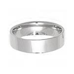 Silver Flat Court Wedding Ring 5mm Z