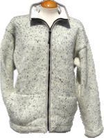 Light Grey Wool And Fine Wool Mix Jacket