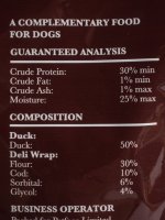 The Dog Deli Tasty Duck Whirls 100g
