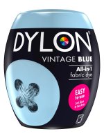 Dylon All-In-1 Fabric Dye Pod for Machine Use - Vintage Blue
