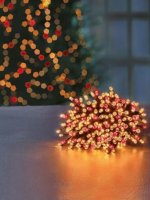 Premier Decorations SupaBrights Multi-Action 480 LED with Green Cable - Vintage Gold & Red