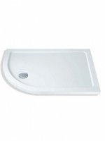 MX Elements 1200 x 800mm Offset Quadrant Shower Tray (550 Radius)