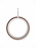 Rothley 25mm x 1829mm Curtain Pole with Solid Orb Finials, Brackets & Curtain Rings - Antique Copper