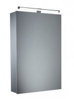 Tavistock Conduct Aluminium Single Door Illuminated Cabinet
