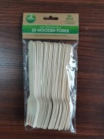 All Seasons 25pk Wooden Forks