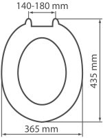 Euroshowers Moulded Value Toilet Seat