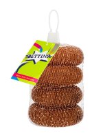 Bettina 4pc Copper Scourers