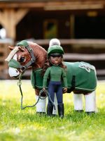 Lemieux Toy Pony Maya & Flash Set Hunter Green Show Rug & Headcollar