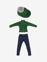 Lemieux Toy Rider Hunter Green Outfit - Toy Pony Horse Rider