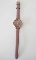 ETON Ladies Watch Leather Strap Mocha & Rose Gold - 3304L-M