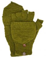 Classic - plain mitt - bright green