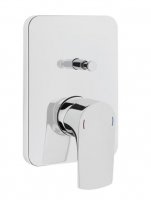 Vitra Sento Chrome Wall Mounted Bath Shower Mixer