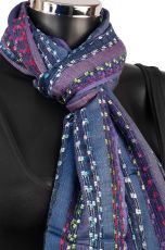 Soft Striped Womens Scarf