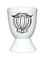 KitchenCraft Porcelain "Beard" Egg Cup