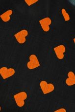 Cotton Heart Print Scarf