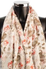 Cotton Scarf Monkey Print