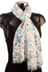 Cotton Scarf Monkey Print