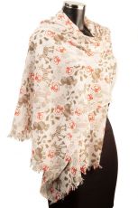 Cotton Scarf Monkey Print