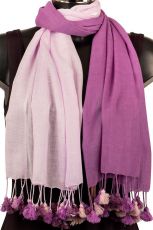 Cotton Pom Pom Scarf