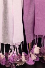 Cotton Pom Pom Scarf