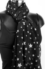 Star Design Scarf Pure Cotton