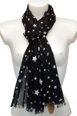 Star Design Scarf Pure Cotton