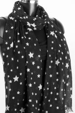 Star Design Scarf Pure Cotton