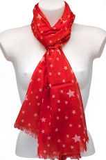 Star Design Scarf Pure Cotton