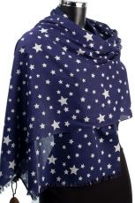 Star Design Scarf Pure Cotton