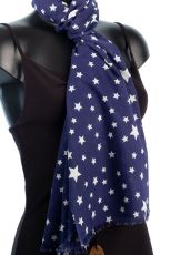 Star Design Scarf Pure Cotton
