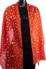 Star Design Scarf Pure Cotton