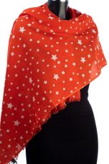 Star Design Scarf Pure Cotton