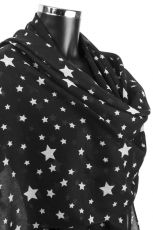 Star Design Scarf Pure Cotton