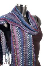 Soft Striped Womens Scarf