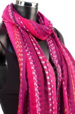 Soft Striped Womens Scarf