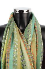 Soft Striped Womens Scarf