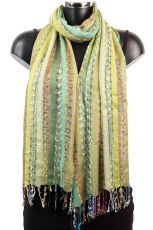 Soft Striped Womens Scarf